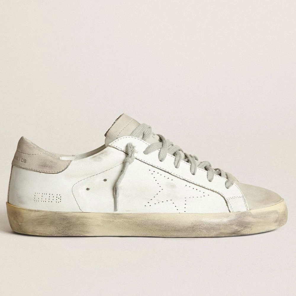 Golden Goose Superstar Low Top Sneakers with Perforated Star size 38